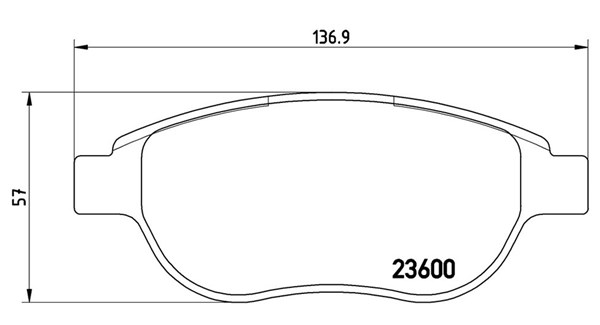 MAGNETI MARELLI Bremseklodser 363700461068 for PEUGEOT CITROËN CITROËN (DF-PSA) GEELY FENGXING PEUGEOT (DF-PSA)