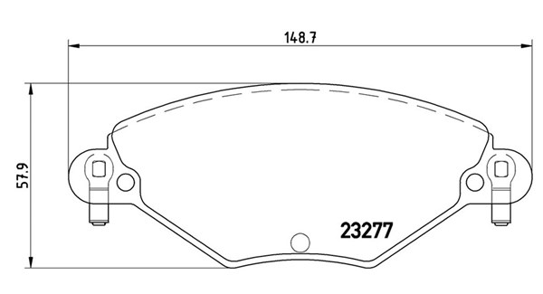 MAGNETI MARELLI Bremseklodser 363700461071 for CITROËN