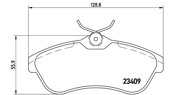 MAGNETI MARELLI Bremseklodser 363700561075 for CITROËN