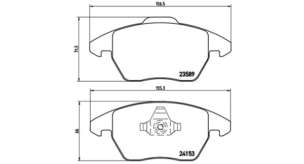 MAGNETI MARELLI Bremseklodser 363700561076 for PEUGEOT VW