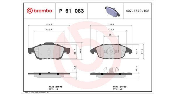 MAGNETI MARELLI Bremseklodser 363700461083 for PEUGEOT DS CITROËN