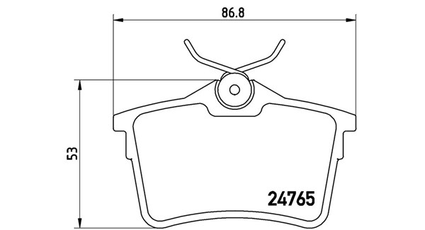 MAGNETI MARELLI Bremseklodser 363700461084 for PEUGEOT