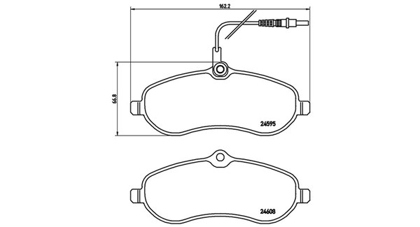 MAGNETI MARELLI Bremseklodser 363700461096 for PEUGEOT FIAT CITROËN TOYOTA