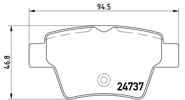 MAGNETI MARELLI Bremseklodser 363700461100 for PEUGEOT AEOLUS BYD FENGXING