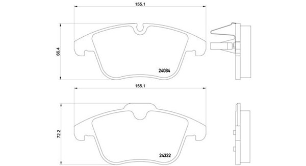 MAGNETI MARELLI Bremseklodser 363700561106 for PEUGEOT PEUGEOT (DF-PSA) CITROËN