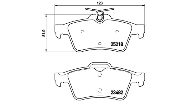 MAGNETI MARELLI Bremseklodser 363700461110 for PEUGEOT (DF-PSA) PEUGEOT