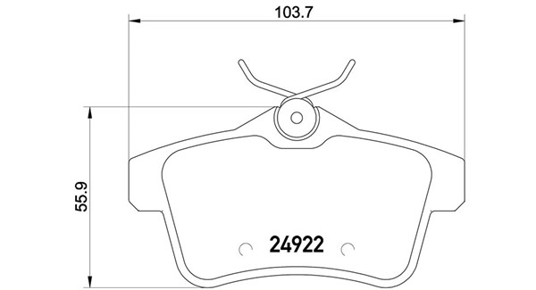 MAGNETI MARELLI Bremseklodser 363700561114 for PEUGEOT DS DS (CAPSA) CITROËN
