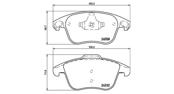 MAGNETI MARELLI Bremseklodser 363700461117 for DS PEUGEOT CITROËN