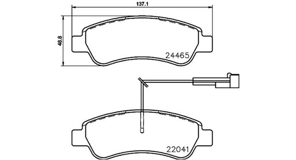 MAGNETI MARELLI Bremseklodser 363700461125 for FIAT PEUGEOT RAM