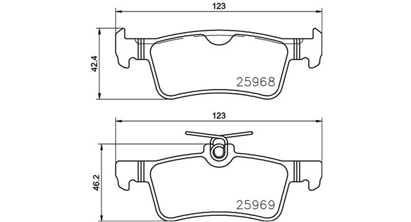 MAGNETI MARELLI Bremseklodser 363700461126 for PEUGEOT PEUGEOT (DF-PSA)