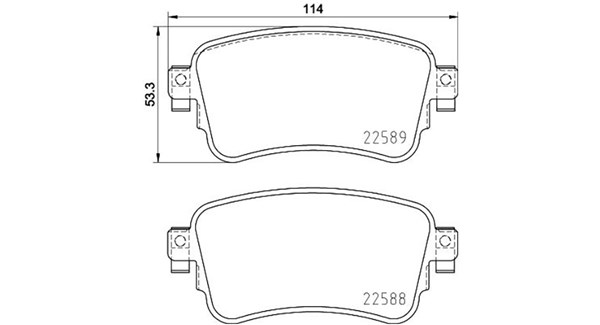 MAGNETI MARELLI Bremseklodser 363700461133 for FIAT PEUGEOT VAUXHALL CITROËN TOYOTA