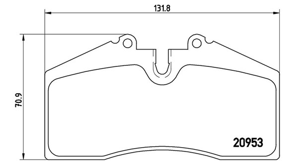 MAGNETI MARELLI Bremseklodser 363700465005 for VW PORSCHE