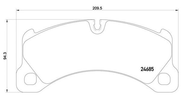 MAGNETI MARELLI Bremseklodser 363700465026 for VW PORSCHE