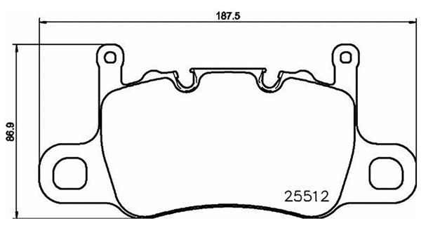 MAGNETI MARELLI Bremseklodser 363700465037 for PORSCHE