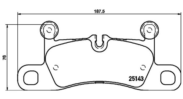 MAGNETI MARELLI Bremseklodser 363700465042 for PORSCHE