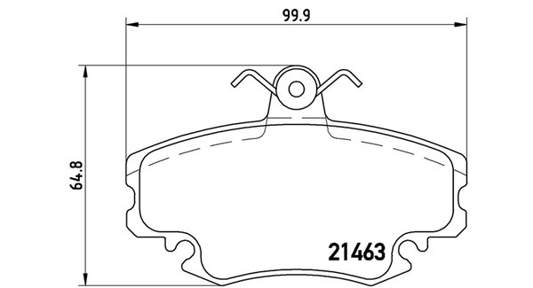 MAGNETI MARELLI Bremseklodser 363700468008 for PEUGEOT CITROËN RENAULT DACIA ALPINE LIFAN
