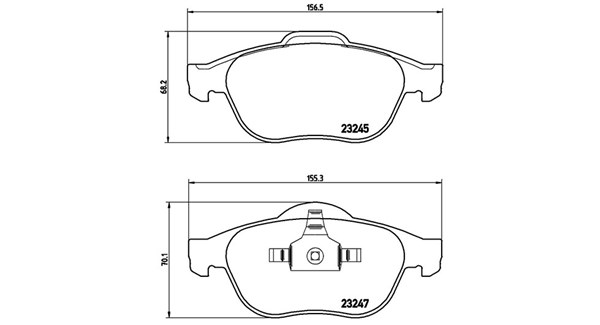 MAGNETI MARELLI Bremseklodser 363700468040 for RENAULT