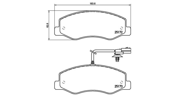 MAGNETI MARELLI Bremseklodser 363700468061 for OPEL RENAULT VAUXHALL NISSAN