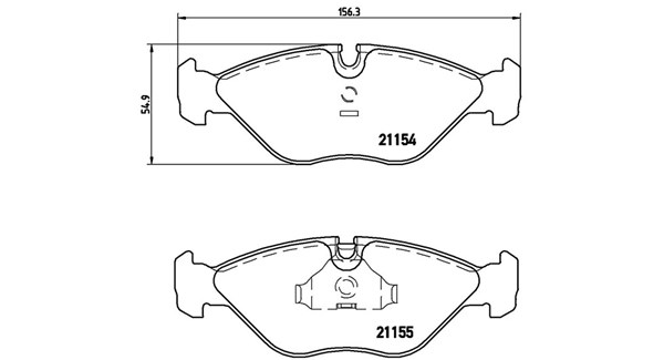 MAGNETI MARELLI Bremseklodser 363700471005 for SAAB