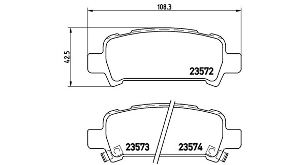 MAGNETI MARELLI Bremseklodser 363700478011 for SAAB SUBARU MITSUBISHI TOYOTA