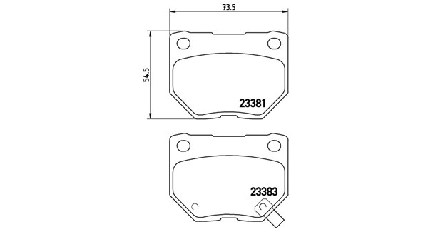 MAGNETI MARELLI Bremseklodser 363700478016 for JAGUAR SUBARU