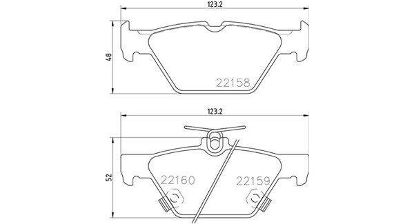 MAGNETI MARELLI Bremseklodser 363700478026 for SUBARU