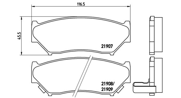 MAGNETI MARELLI Bremseklodser 363700479008 for GENERAL MOTORS CHEVROLET GEO SUZUKI SATURN