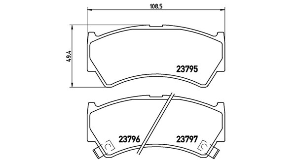 MAGNETI MARELLI Bremseklodser 363700479013 for SUZUKI SATURN