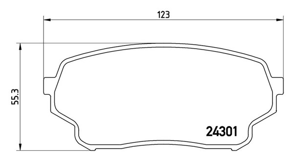 MAGNETI MARELLI Bremseklodser 363700479019 for SATURN SUZUKI