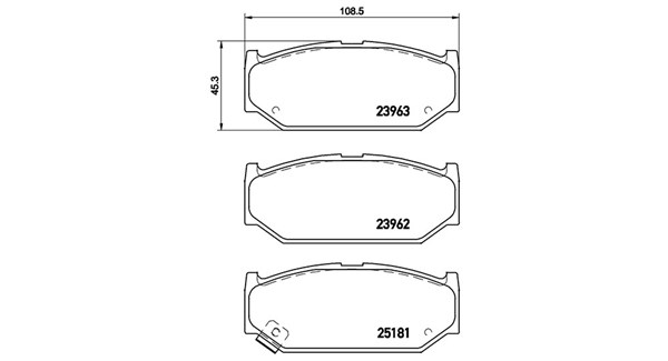 MAGNETI MARELLI Bremseklodser 363700479023 for SATURN MITSUBISHI SUZUKI CHANGAN SUZUKI (CHANGAN)