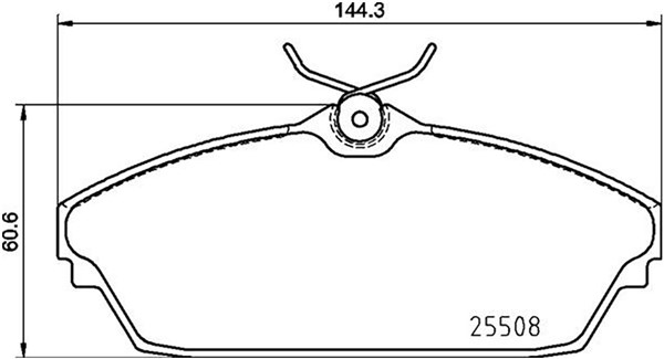 MAGNETI MARELLI Bremseklodser 363700482003 for TATA SATURN