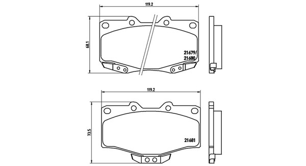 MAGNETI MARELLI Bremseklodser 363700483009 for GREAT WALL TOYOTA VW NISSAN SATURN LEXUS BAW