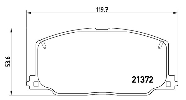 MAGNETI MARELLI Bremseklodser 363700483016 for TOYOTA SATURN