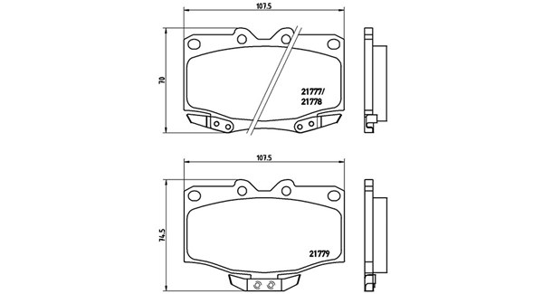 MAGNETI MARELLI Bremseklodser 363700483026 for TOYOTA SATURN