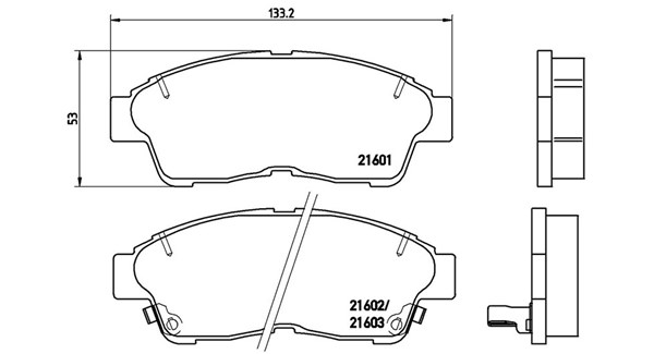 MAGNETI MARELLI Bremseklodser 363700483034 for GEO GENERAL MOTORS TOYOTA SATURN