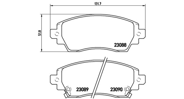 MAGNETI MARELLI Bremseklodser 363700483042 for SATURN