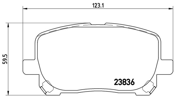MAGNETI MARELLI Bremseklodser 363700483061 for PONTIAC TOYOTA SATURN