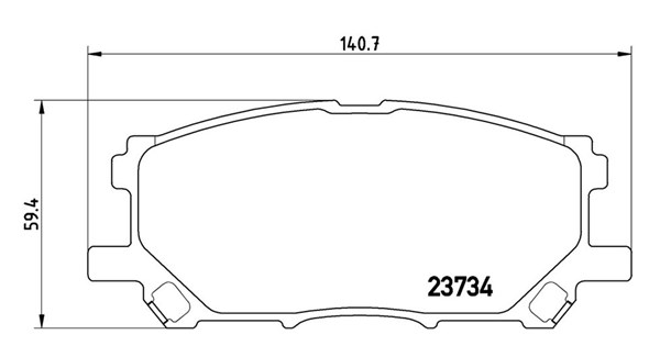 MAGNETI MARELLI Bremseklodser 363700483067 for SATURN