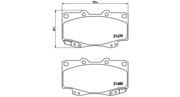 MAGNETI MARELLI Bremseklodser 363700483069 for SATURN TOYOTA