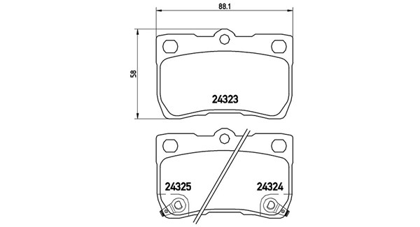 MAGNETI MARELLI Bremseklodser 363700483073 for SATURN