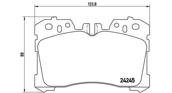 MAGNETI MARELLI Bremseklodser 363700483075 for TOYOTA LEXUS