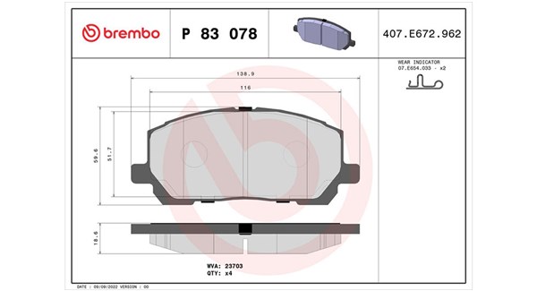 MAGNETI MARELLI Bremseklodser 363700483078 for SATURN