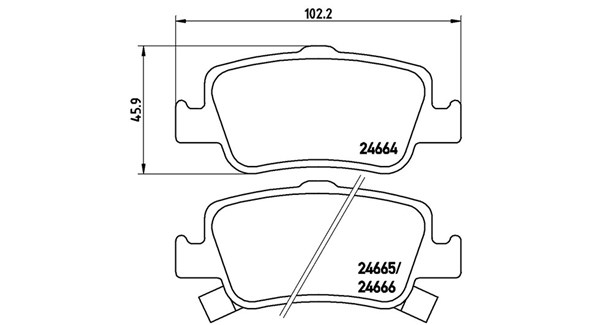 MAGNETI MARELLI Bremseklodser 363700483080 for TOYOTA SATURN