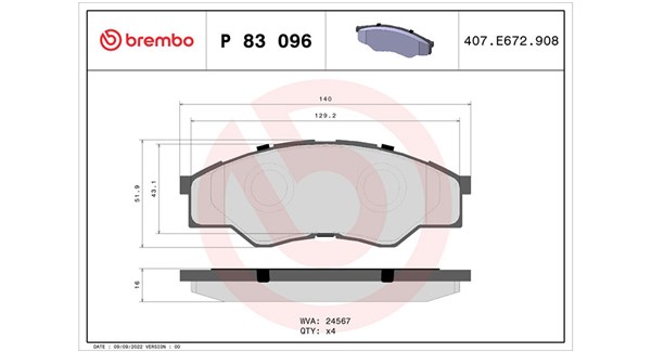 MAGNETI MARELLI Bremseklodser 363700483096 for SATURN