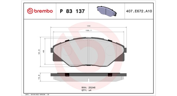 MAGNETI MARELLI Bremseklodser 363700483137 for SATURN