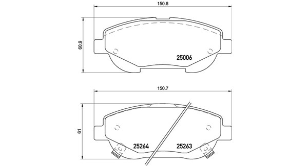 MAGNETI MARELLI Bremseklodser 363700483148 for TOYOTA SATURN