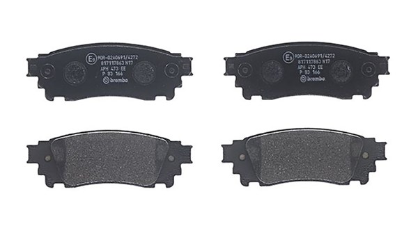 MAGNETI MARELLI Bremseklodser 363700483166 for SATURN TOYOTA LEXUS