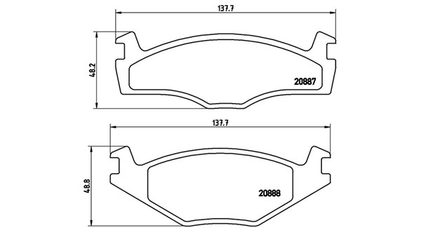 MAGNETI MARELLI Bremseklodser 363700485005 for VW SATURN