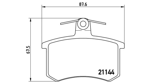 MAGNETI MARELLI Bremseklodser 363700485013 for SATURN FIAT VW