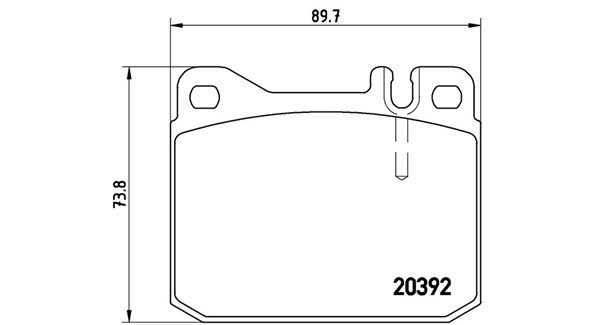 MAGNETI MARELLI Bremseklodser 363700485007 for VW